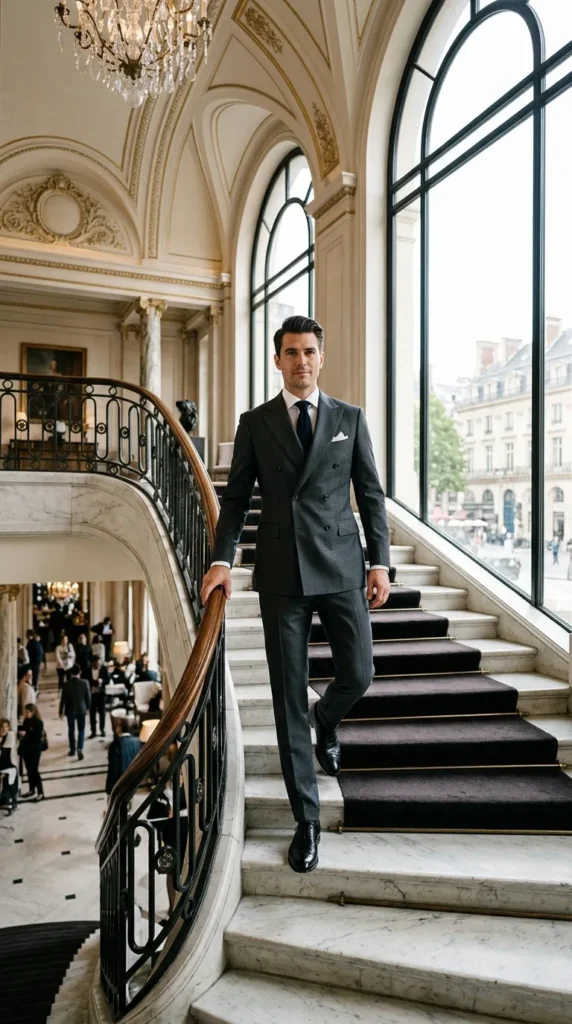 Modern Double-Breasted Elegance