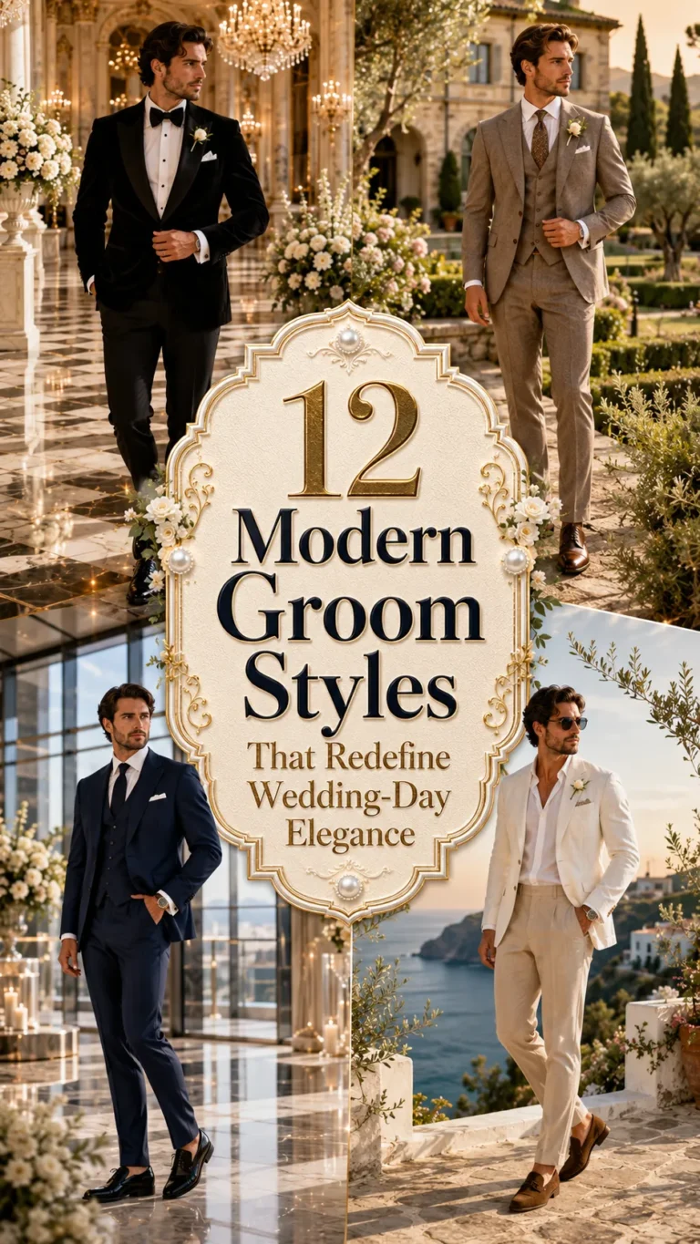 Modern Groom Styles That Redefine Wedding-Day Elegance