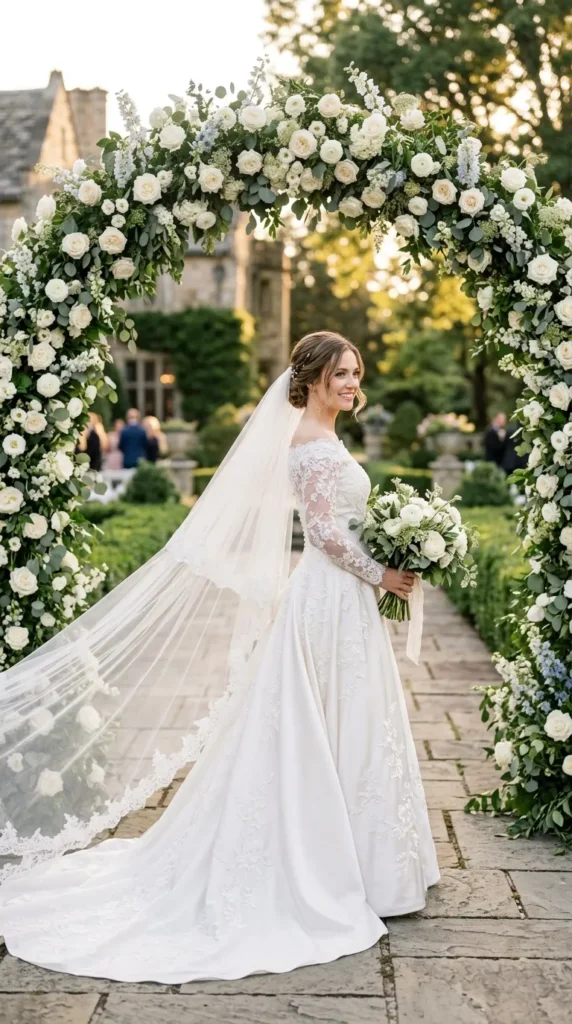 Off-the-Shoulder Bridal Gown