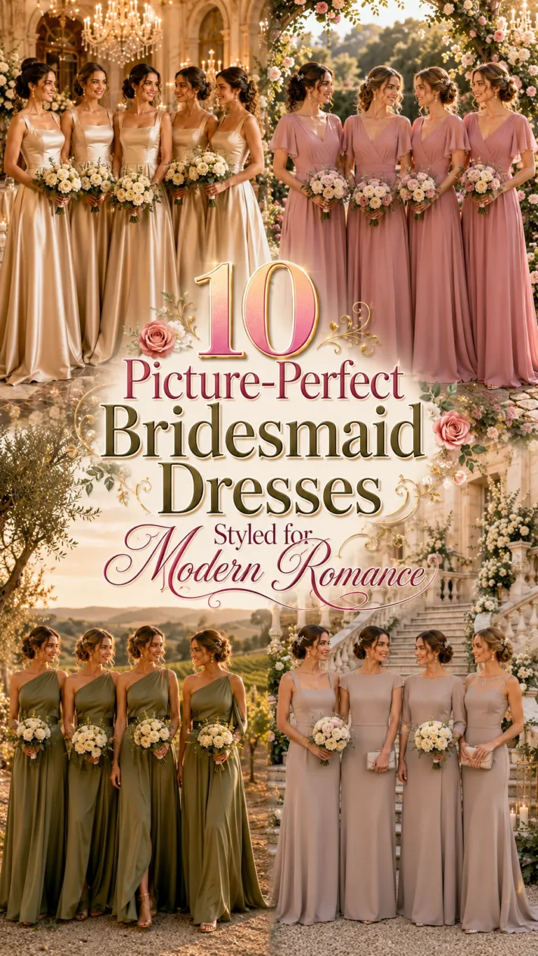 Picture-Perfect Bridesmaid Dresses Styled for Modern Romance
