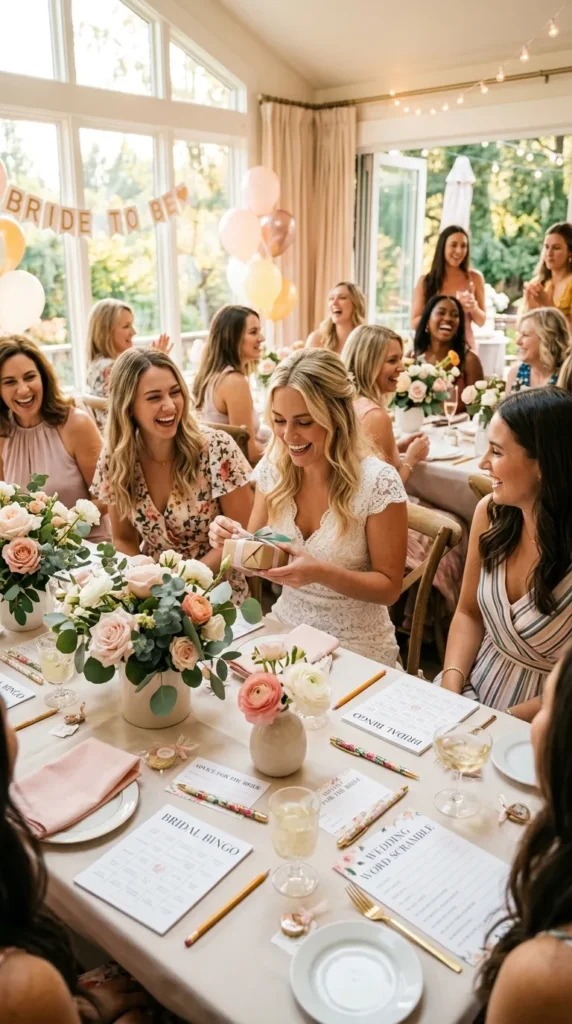 Plan Interactive Bridal Shower Games