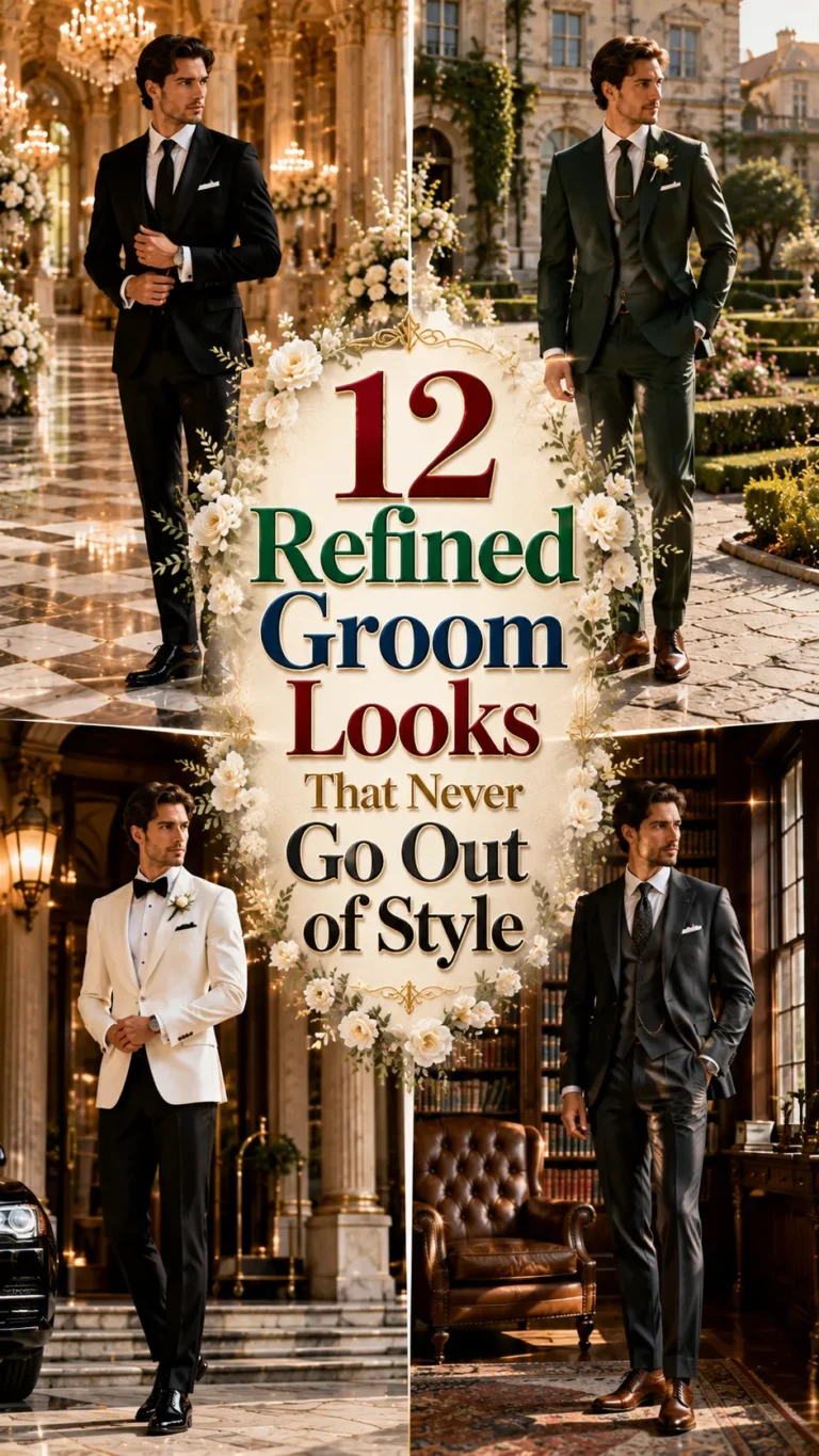 Refined Groom Looks That Never Go Out of Style