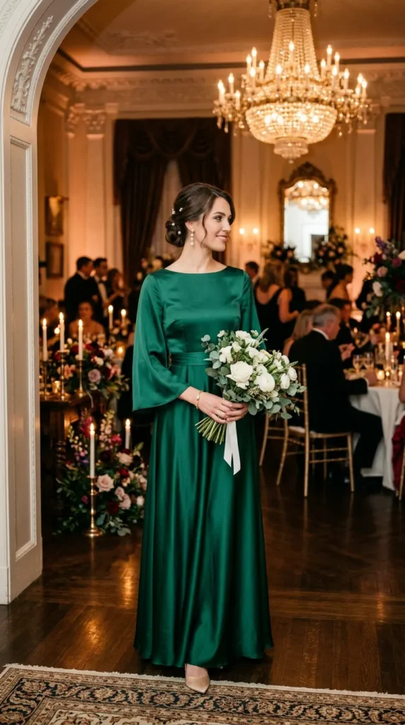 Rich Jewel-Tone Dresses
