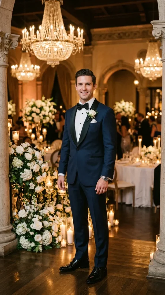 Rich Midnight Blue Tuxedo