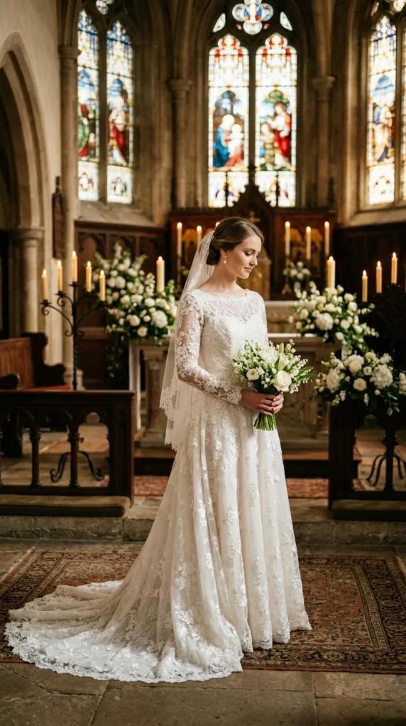 Romantic Lace Wedding Gown