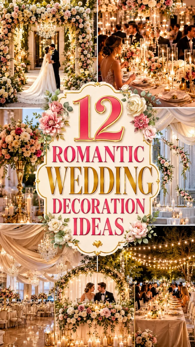 Romantic Wedding Decoration Ideas for Every Venue