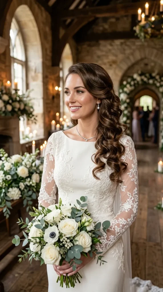 Side-Swept Curls