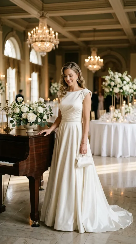 Sleek Satin Slip Dress