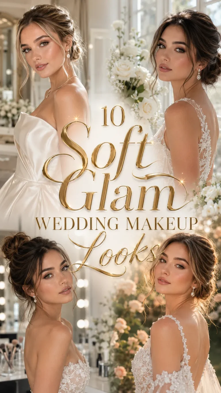 Soft Glam Wedding Makeup Looks You'll Love