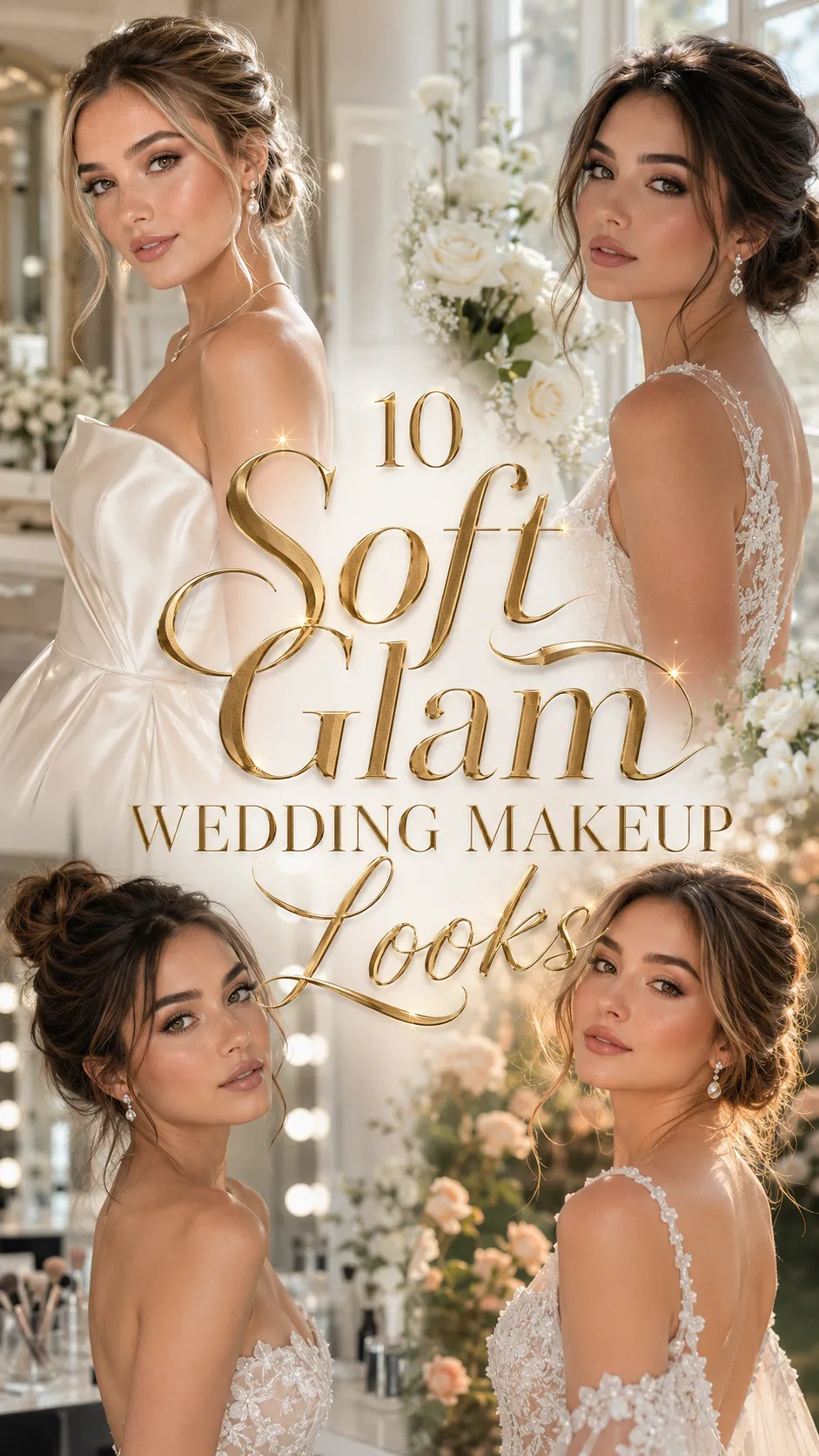 Soft Glam Wedding Makeup Looks You'll Love