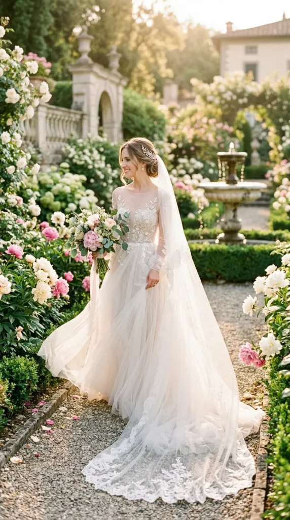 Soft Layers of English Tulle