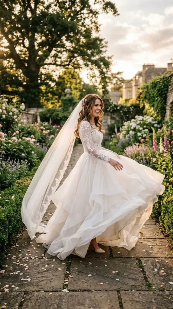 Soft Organza Layered Skirt