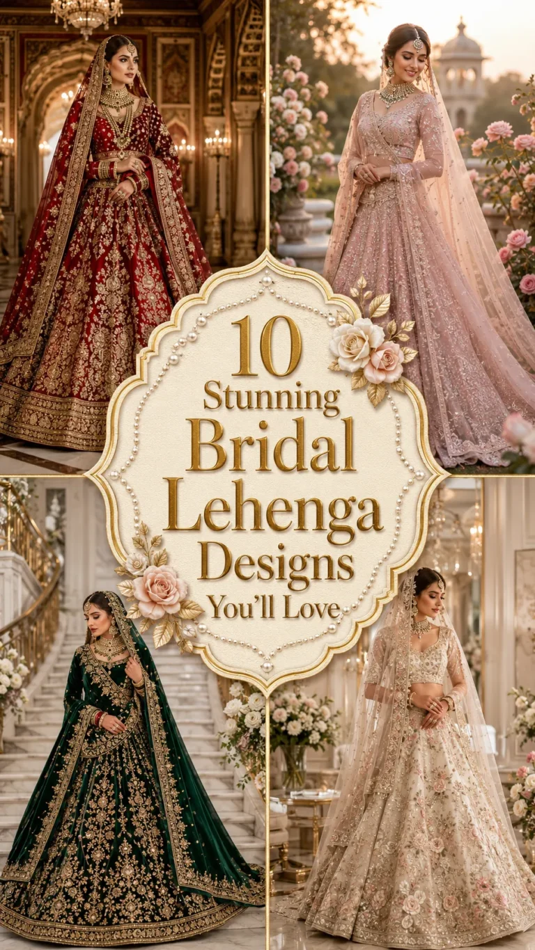 Stunning Bridal Lehenga Designs You'll Love