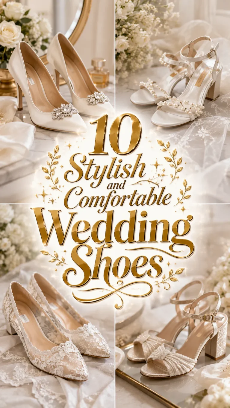 Stylish and Comfortable Wedding Shoes Every Bride Will Love