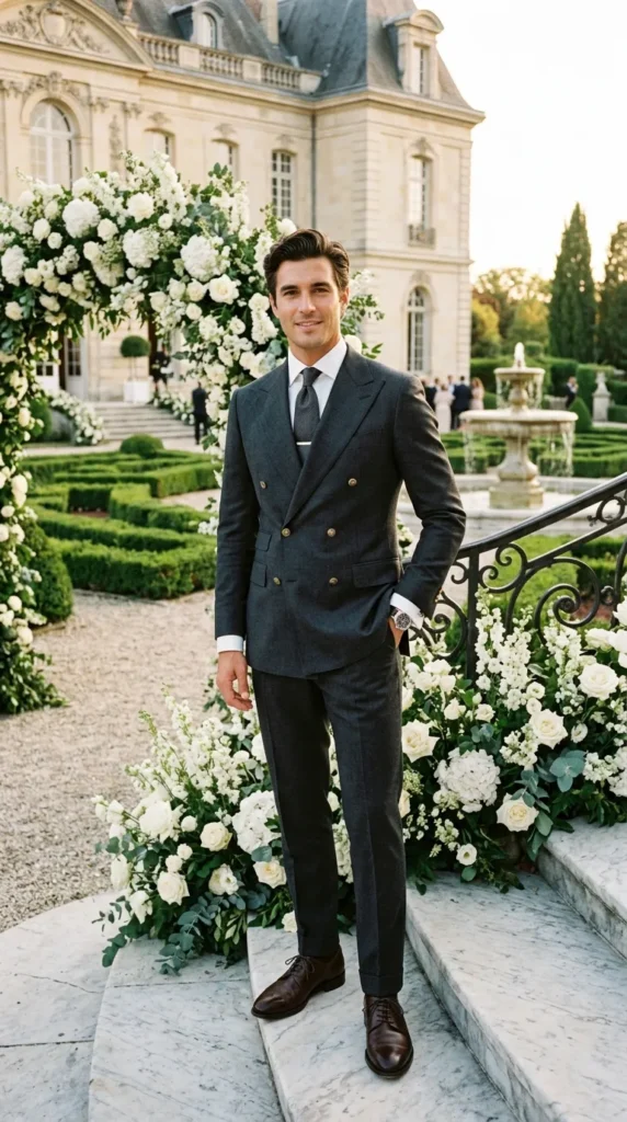 Tailored Double-Breasted Suit