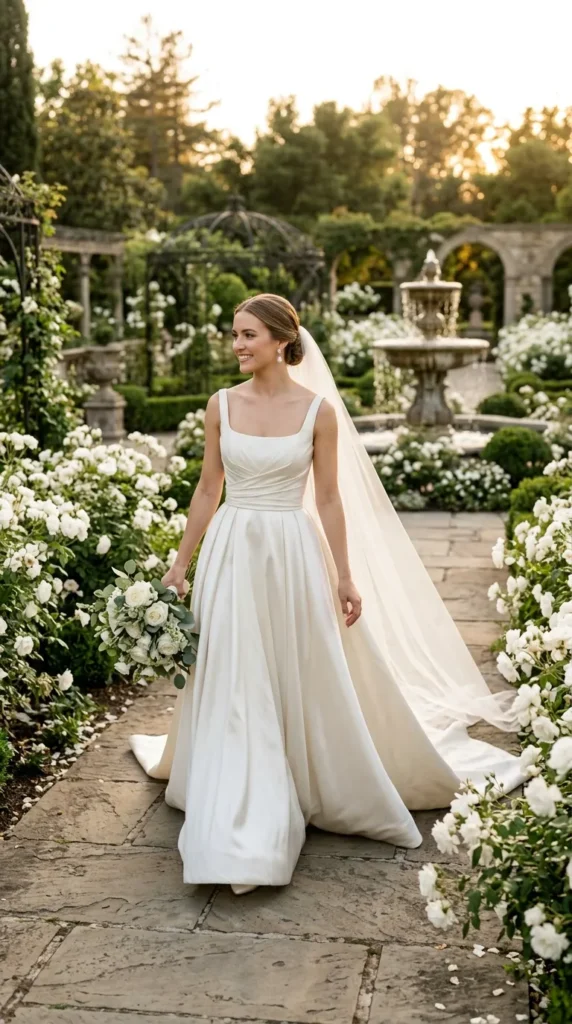 The Graceful Basque Waist Gown