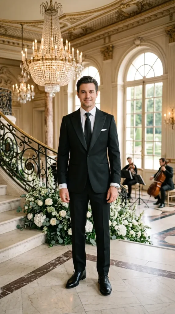 The Iconic Black Suit
