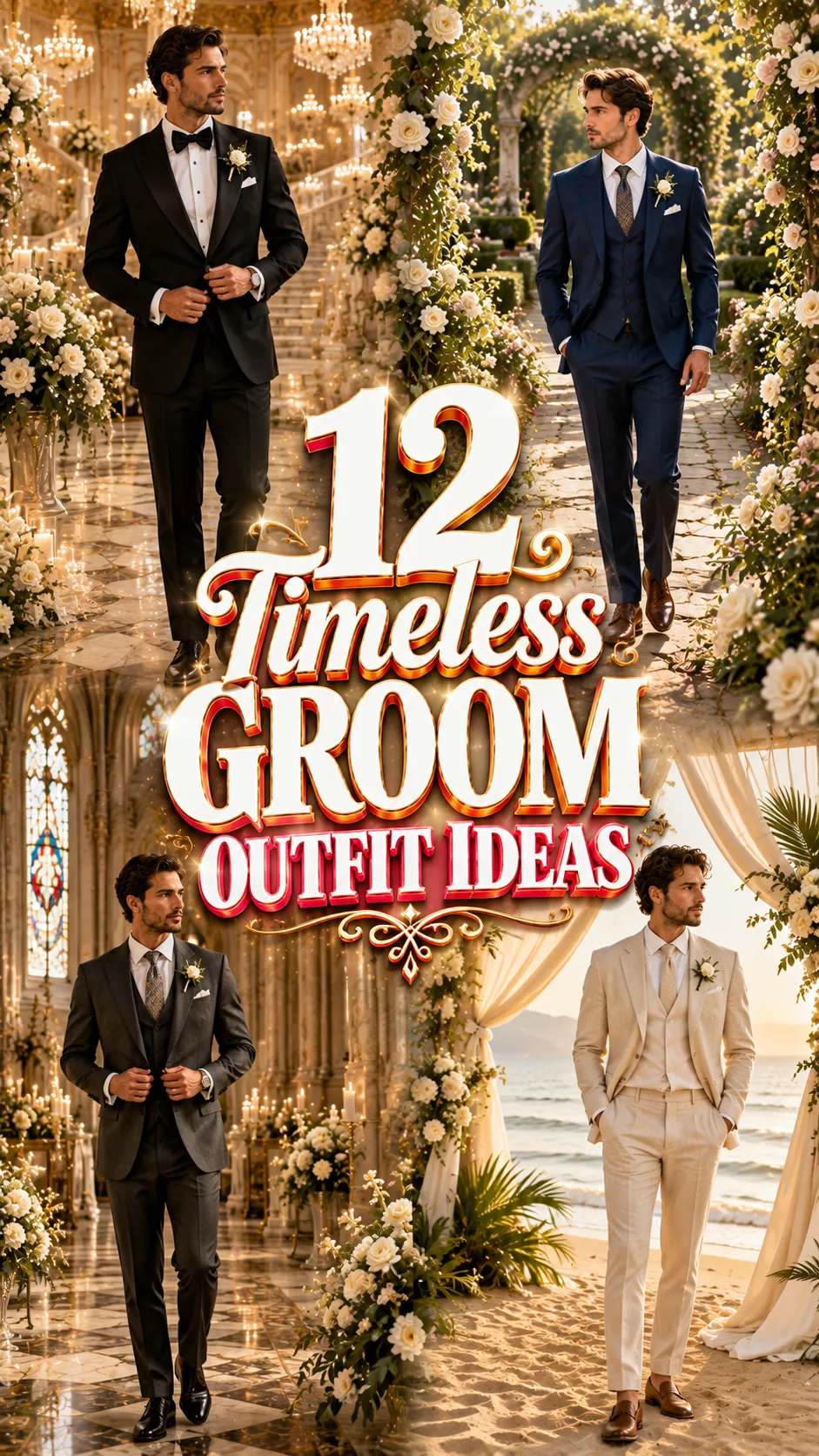 Timeless Groom Outfit Ideas for a Stylish Wedding Day
