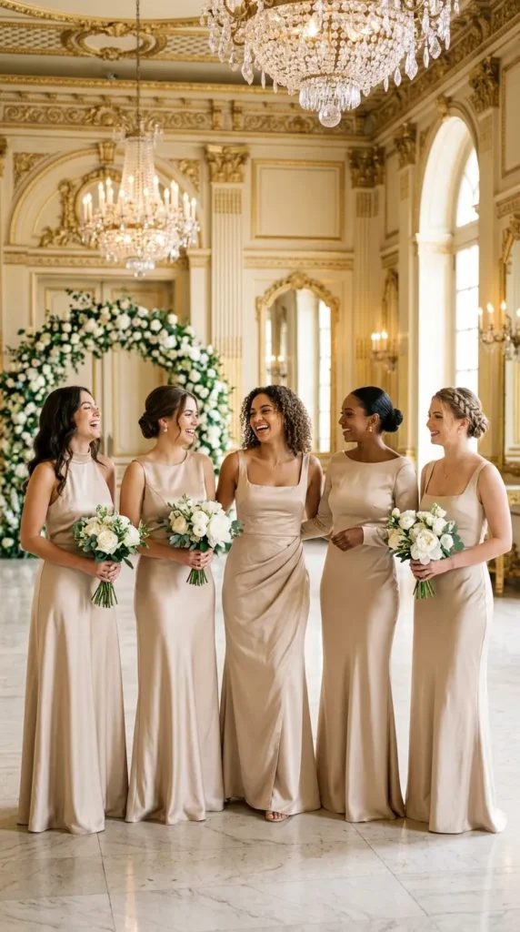 Timeless Satin Bridesmaid Dresses
