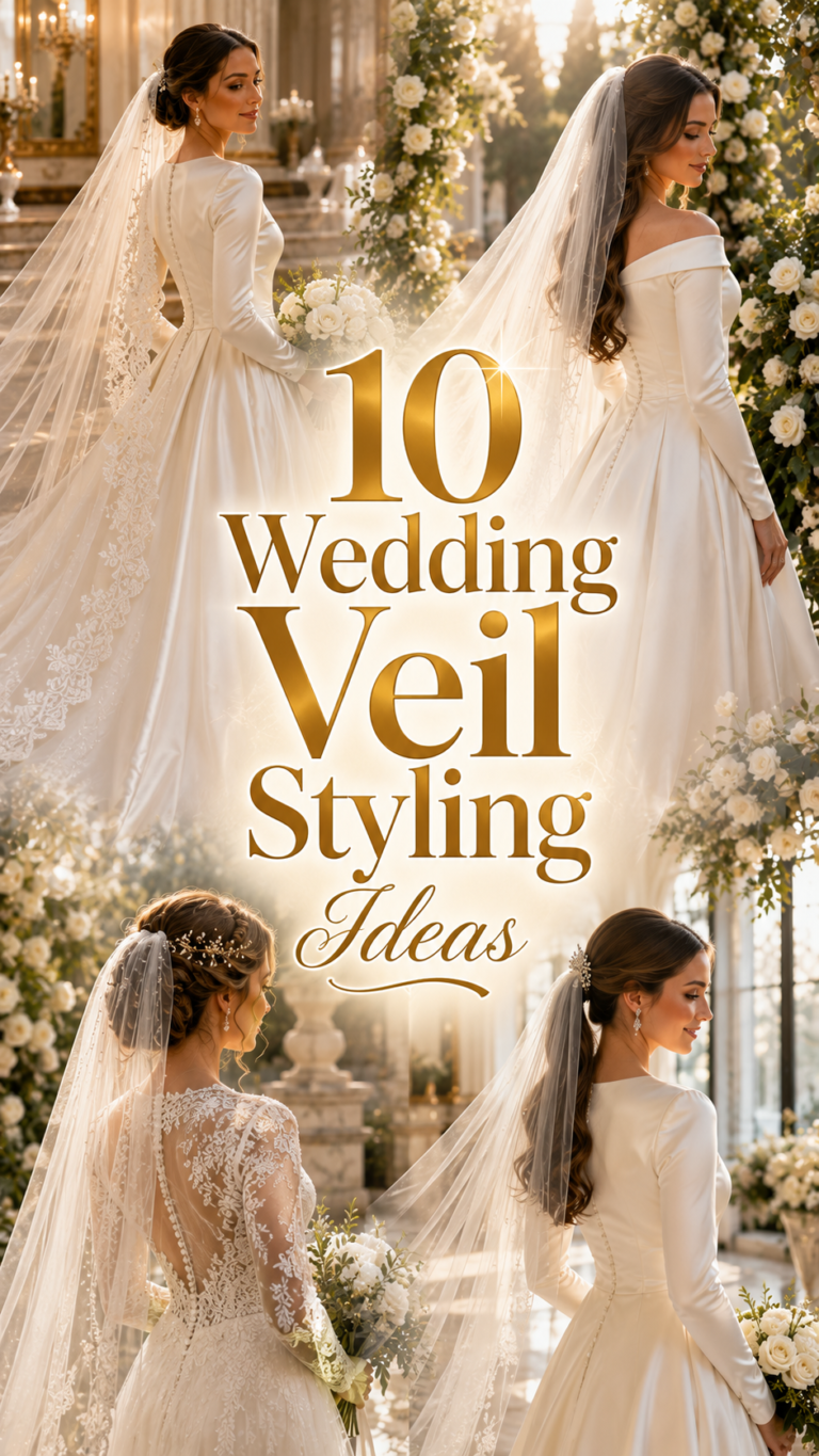 Wedding Veil Styling Ideas for Every Bridal Hair Type