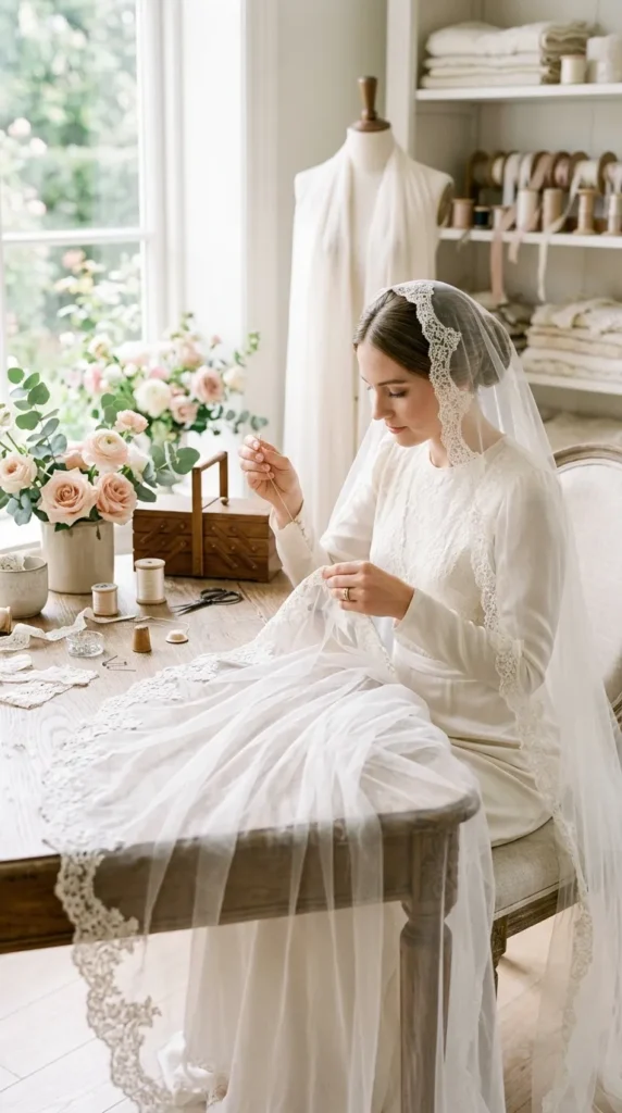 Add Lace for a Romantic Finish