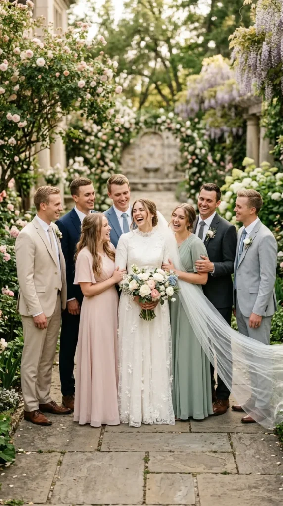 Beautiful Wedding Photos With the Bride and Her Siblings