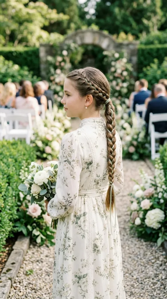Braided Low Ponytail