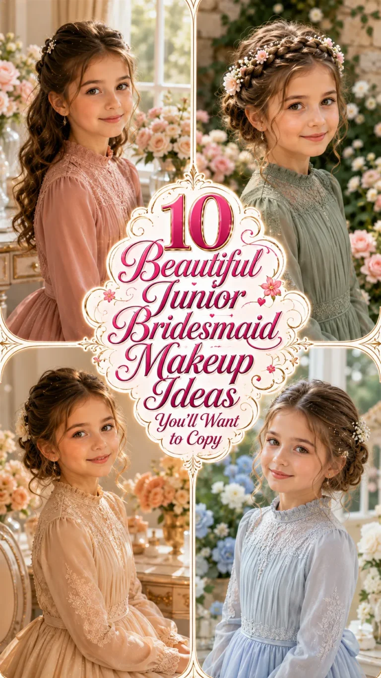 10 Beautiful Junior Bridesmaid Makeup Ideas You'll Want to Copy