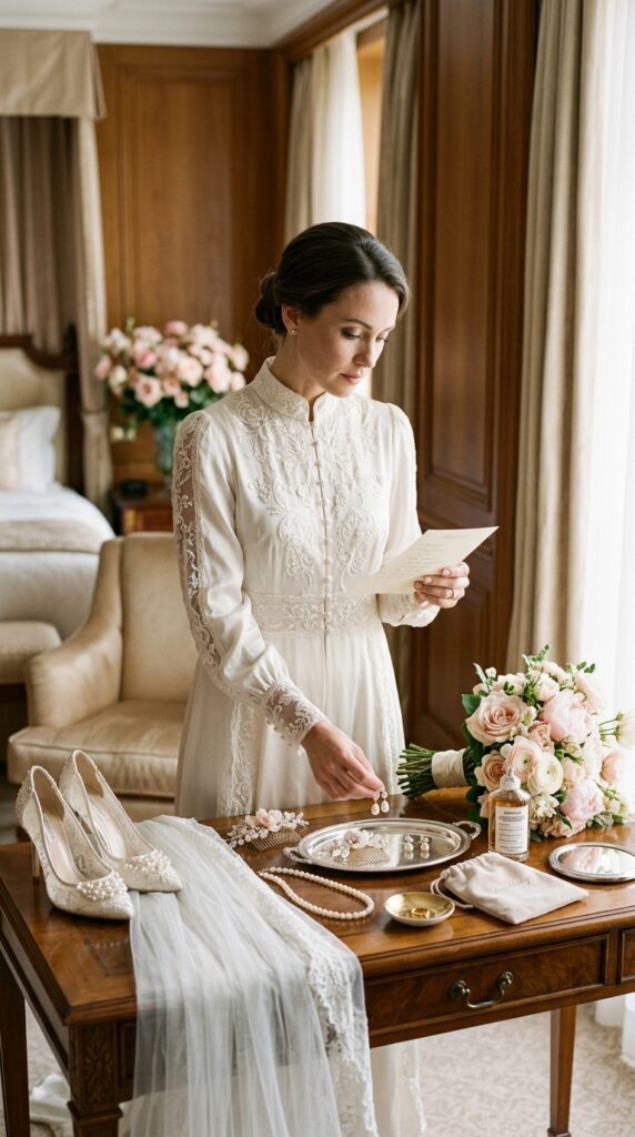 Check Your Bridal Details Before Getting Dressed