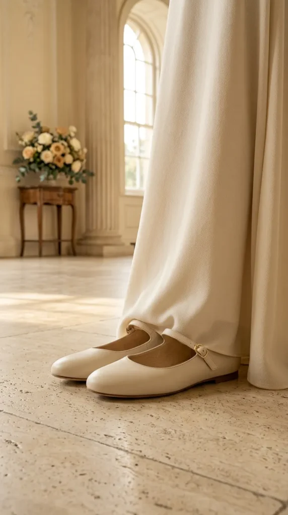 Classic Closed-Toe Wedding Shoes