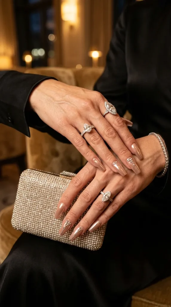 Coffin and Stiletto Nails Make a Statement