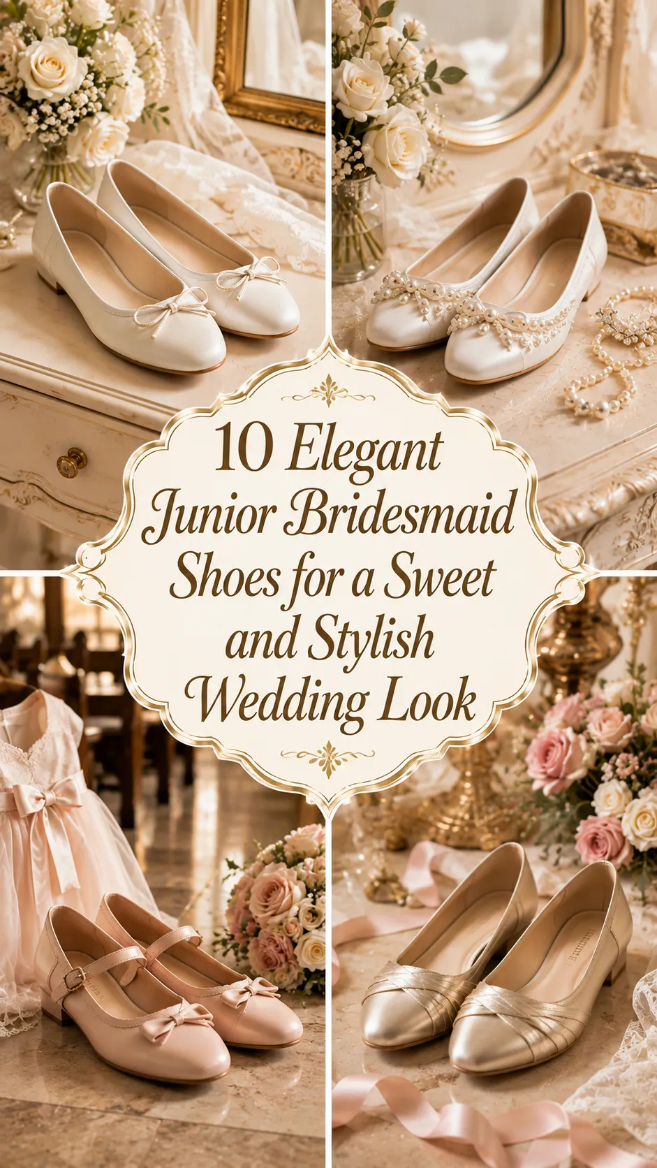 Elegant Junior Bridesmaid Shoes for a Sweet and Stylish Wedding Look
