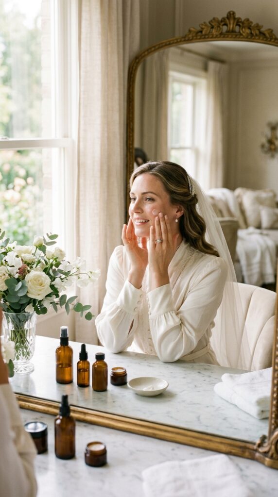 Follow Your Normal Skincare Routine