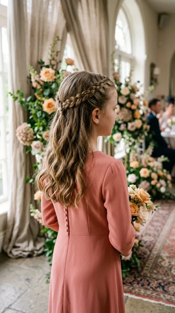 Half-Up Braided Hairstyle