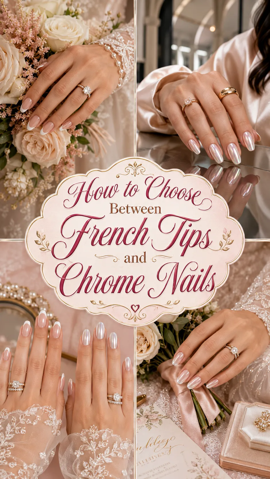 How to Choose Between French Tips and Chrome Nails