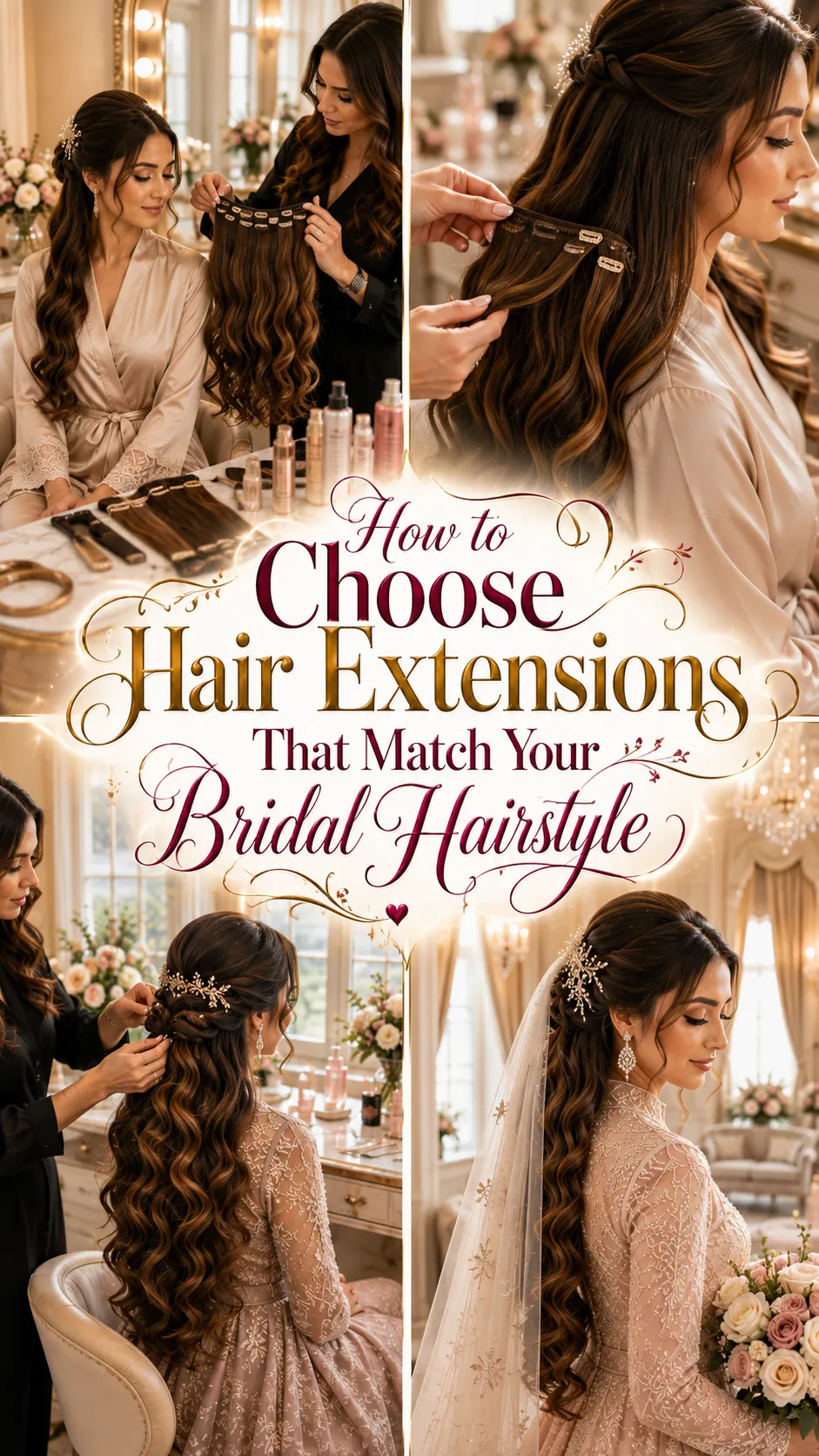 How to Choose Hair Extensions That Match Your Bridal Hairstyle