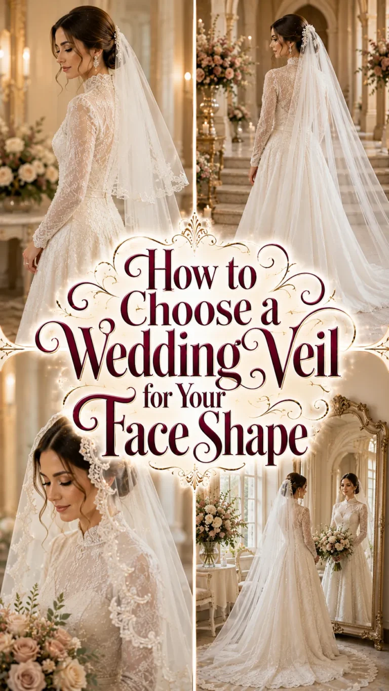 How to Choose a Wedding Veil for Your Face Shape
