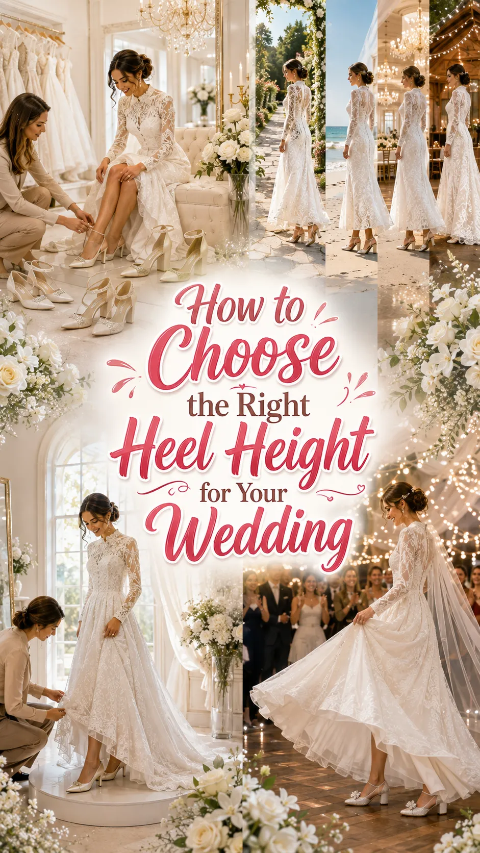 How to Choose the Right Heel Height for Your Wedding