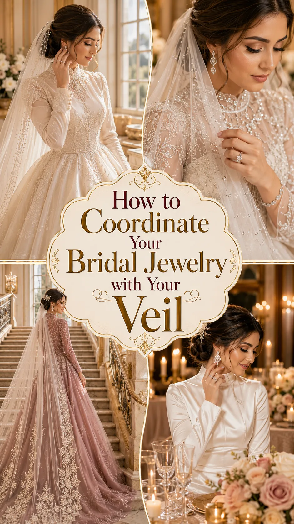 How to Coordinate Your Bridal Jewelry with Your Veil