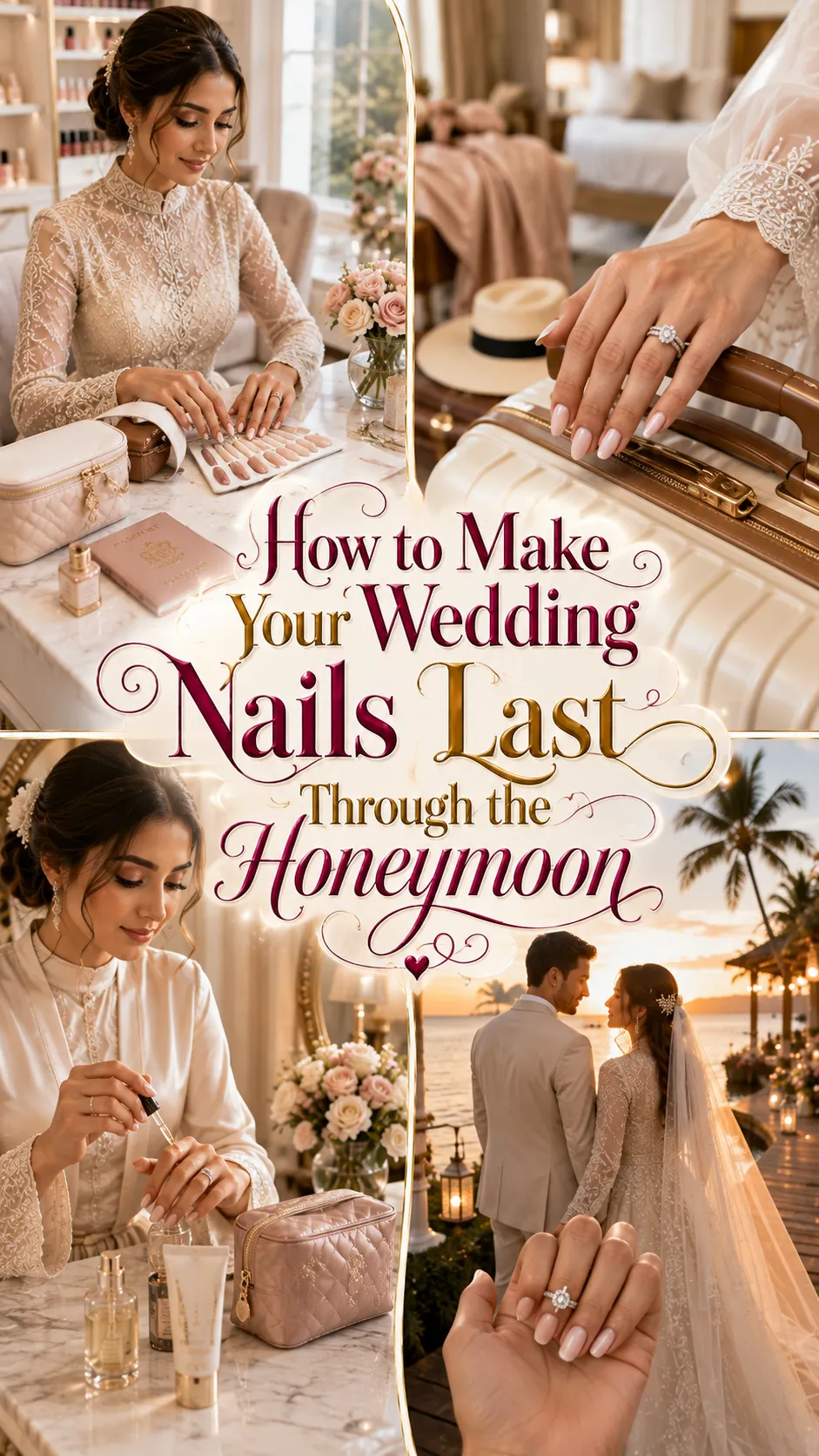 How to Make Your Wedding Nails Last Through the Honeymoon