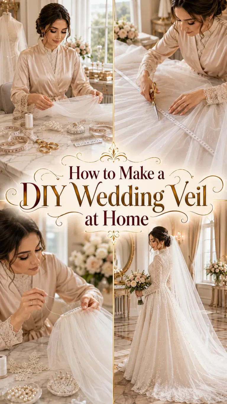 How to Make a DIY Wedding Veil at Home