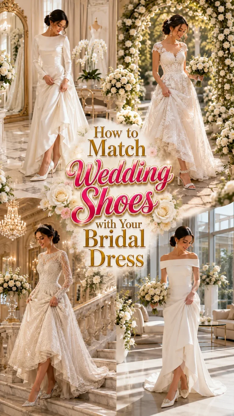 How to Match Wedding Shoes with Your Bridal Dress
