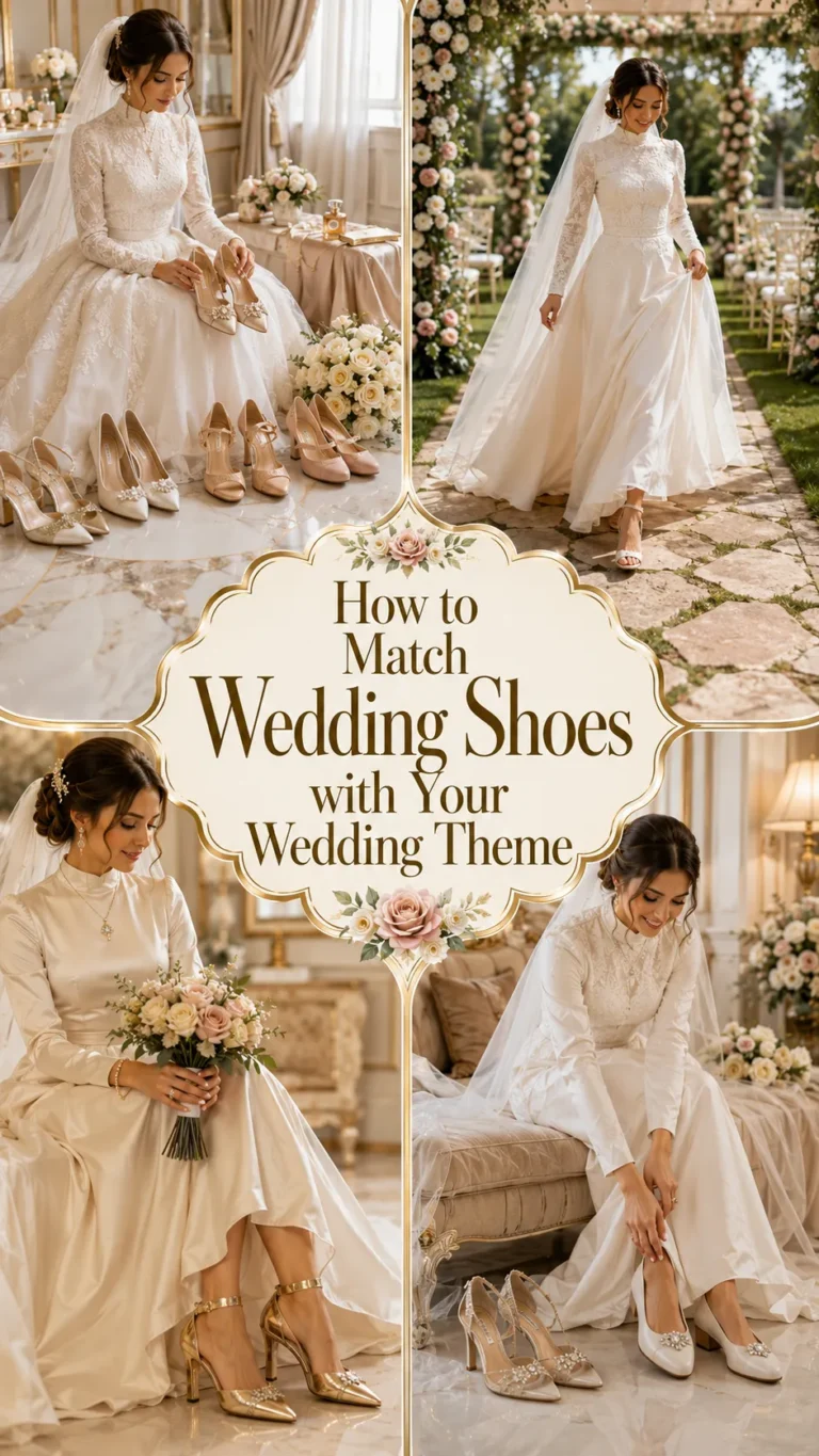 How to Match Wedding Shoes with Your Wedding Theme