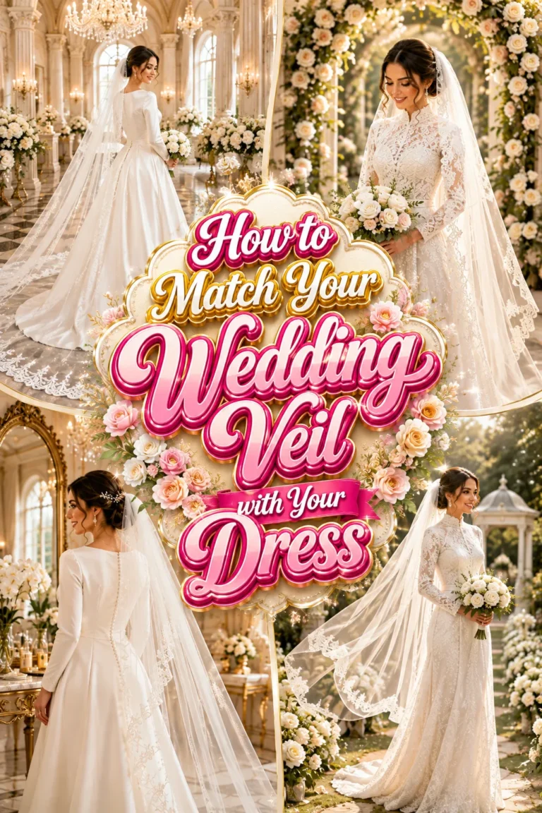 How to Match Your Wedding Veil with Your Dress