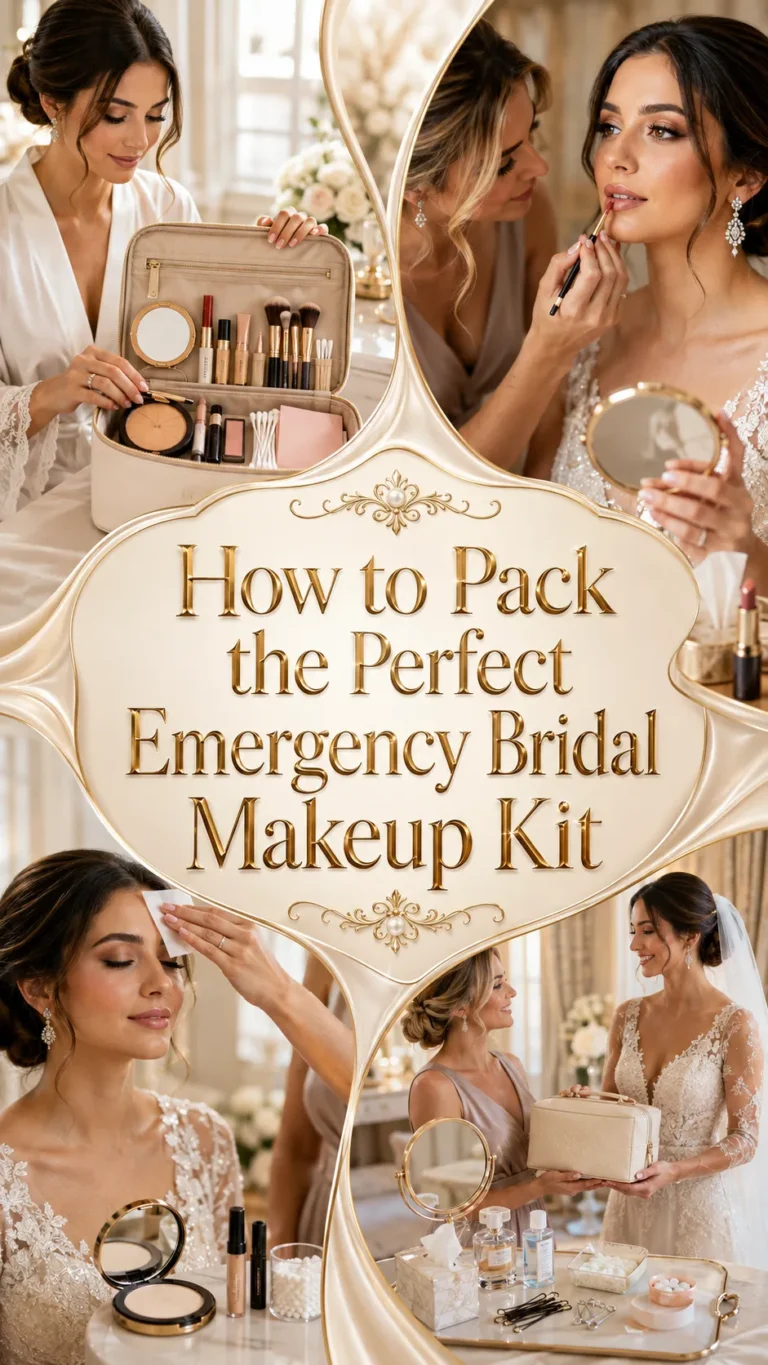 How to Pack the Perfect Emergency Bridal Makeup Kit