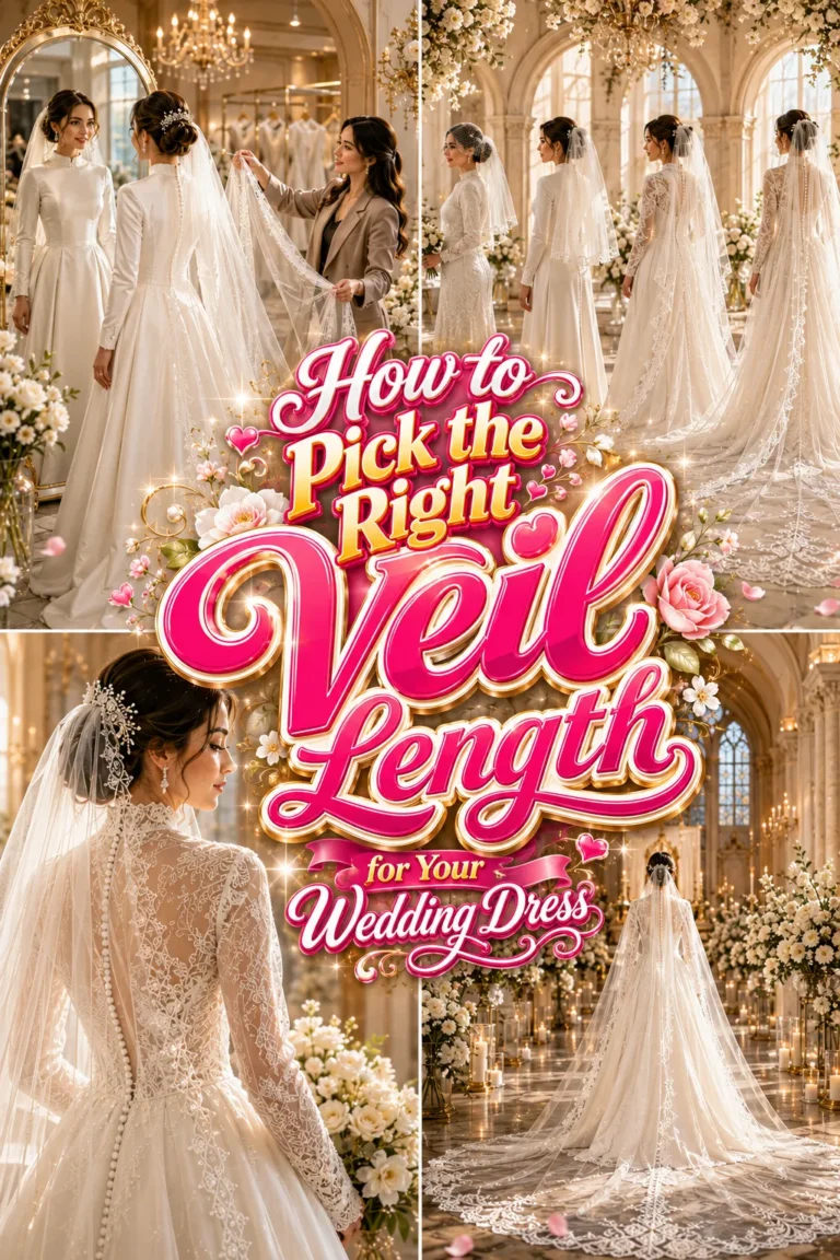 How to Pick the Right Veil Length for Your Wedding Dress