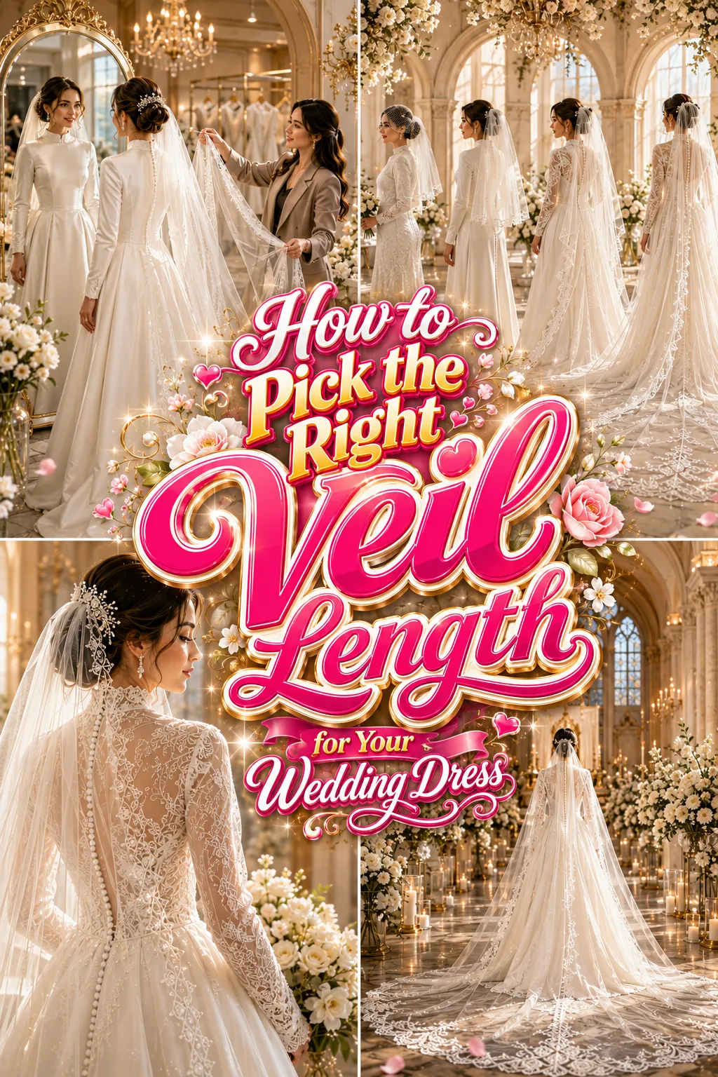 How to Pick the Right Veil Length for Your Wedding Dress
