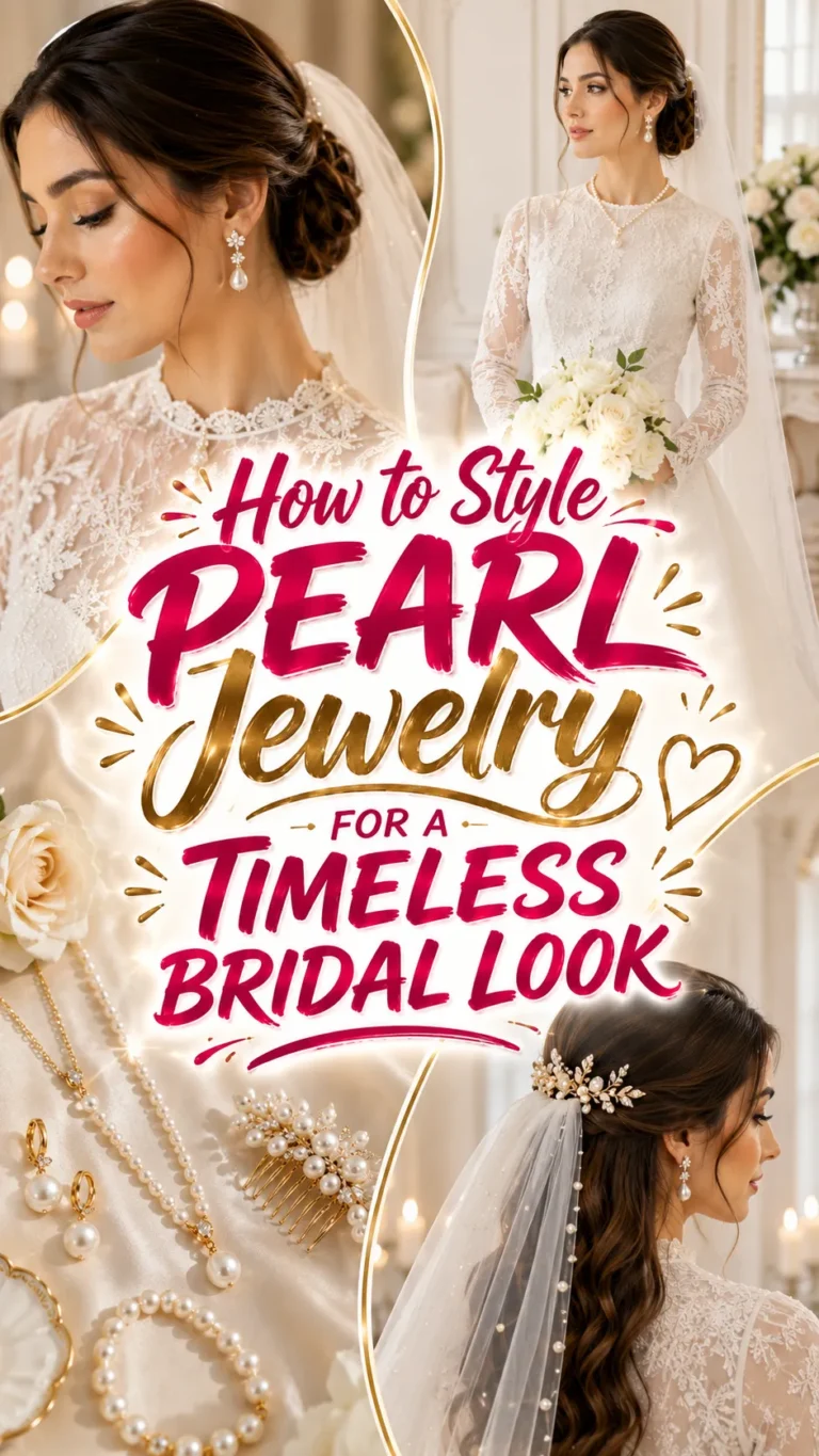 How to Style Pearl Jewelry for a Timeless Bridal Look