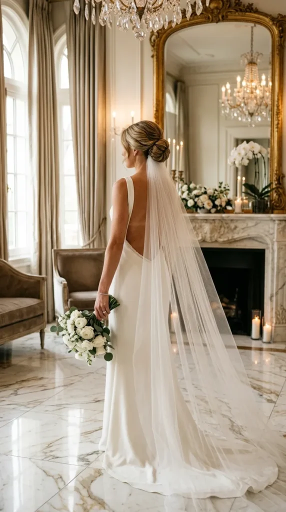 Let Your Hairstyle and Veil Work Together