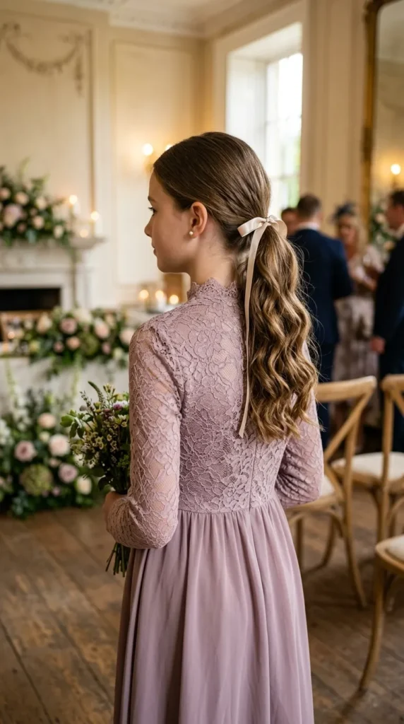 Low Ponytail With Soft Waves